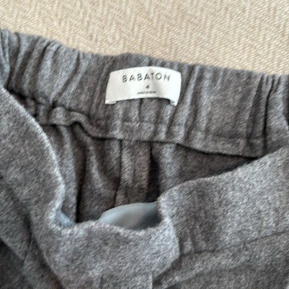 Babaton Cropped Grey Pants - Picture 3 of 4
